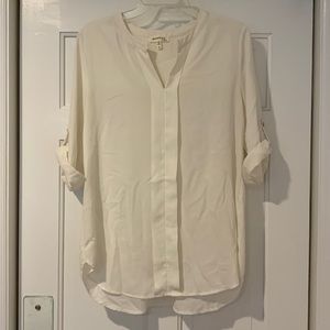Monteau Cream Blouse size L